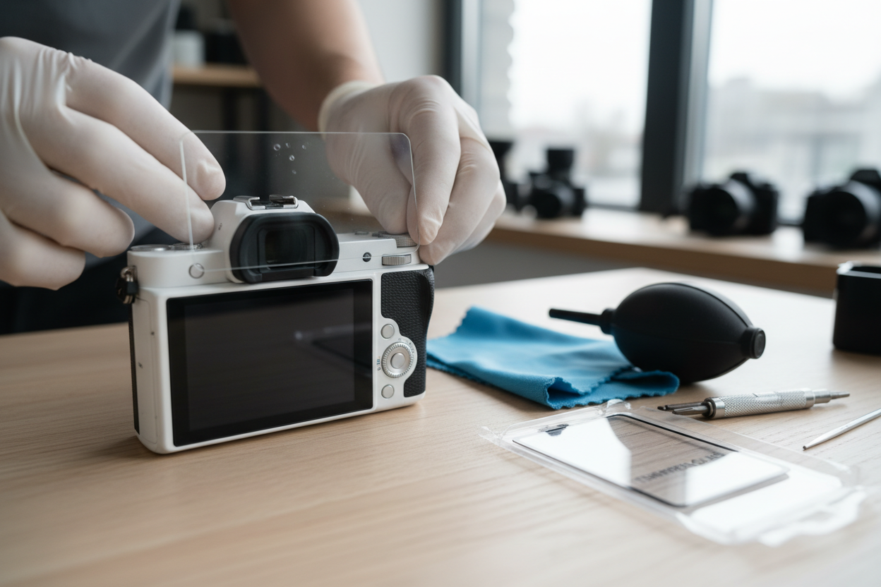 How to Install a Camera Screen Protector Without Bubbles