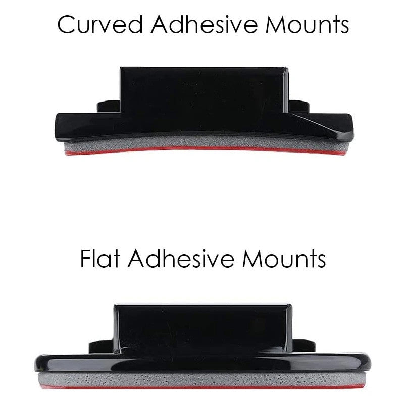Adhesive Mount Kit Sticky Pads for GoPro Hero 13 12 11 10 9 Flat & Curved Helmet