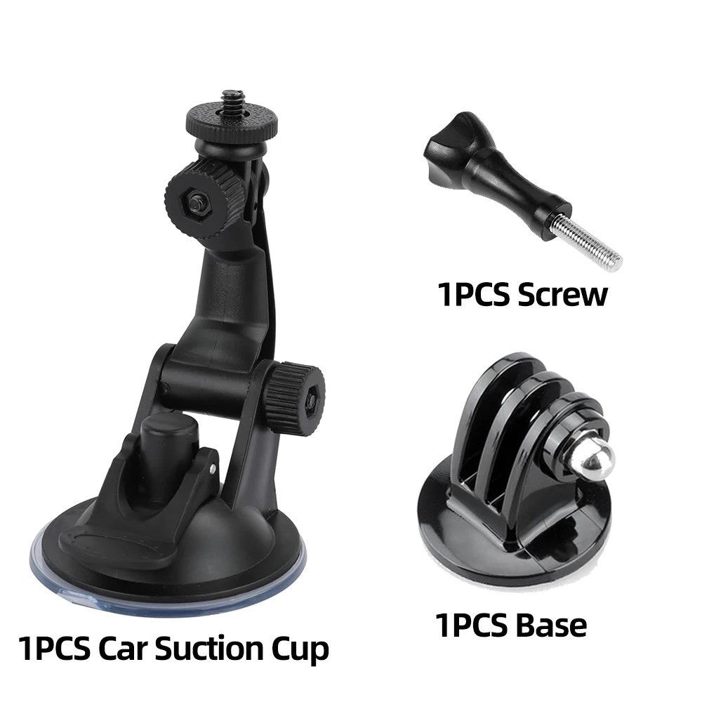 Extended Suction Cup Car Holder Mount Windshield Bracket for GoPro Hero Insta360