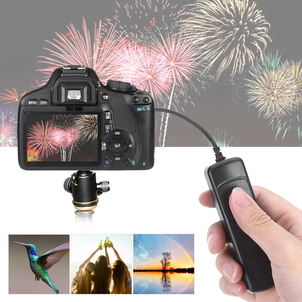 Wired Remote Shutter Release RS-60E3 for Canon EOS RP 550D T7i T6i T5 T5i Pentax