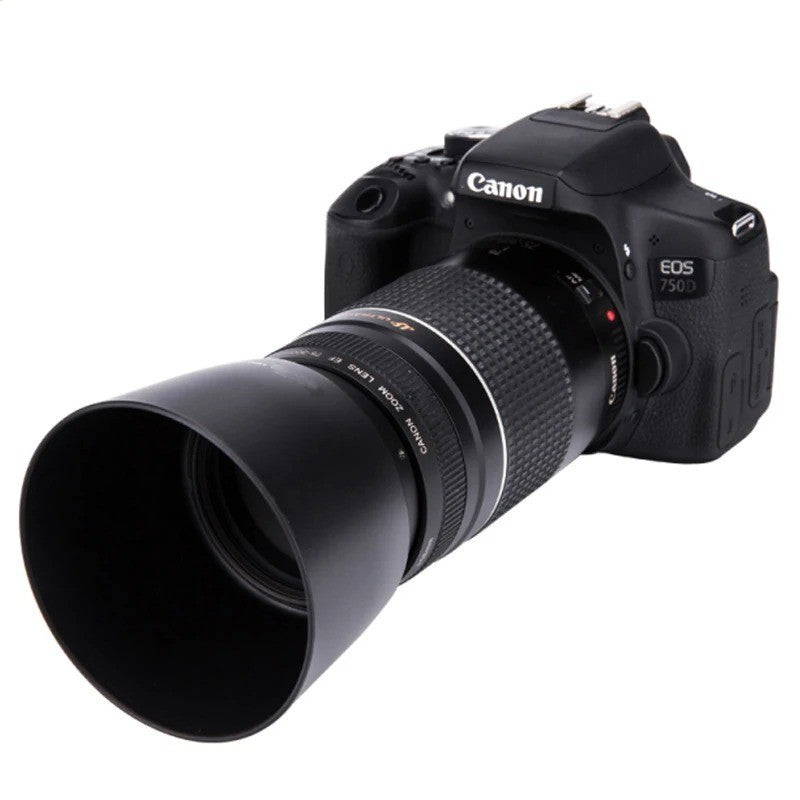 ET-60 Lens Hood For Canon EF 75-300mm f/4-5.6 III II USM 90-300mm f/4.5-5.6 ET60