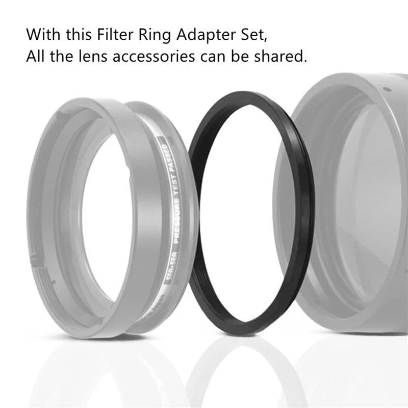 18 Pcs Filter Ring Adapter Set Lens Metal Stepping Rings Step Up Down Lenses