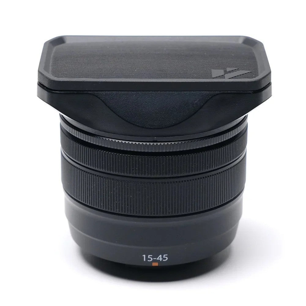 Rectangle Lens Hood For Fujifilm XC 15-45 With Cover Black Fuji XC1545
