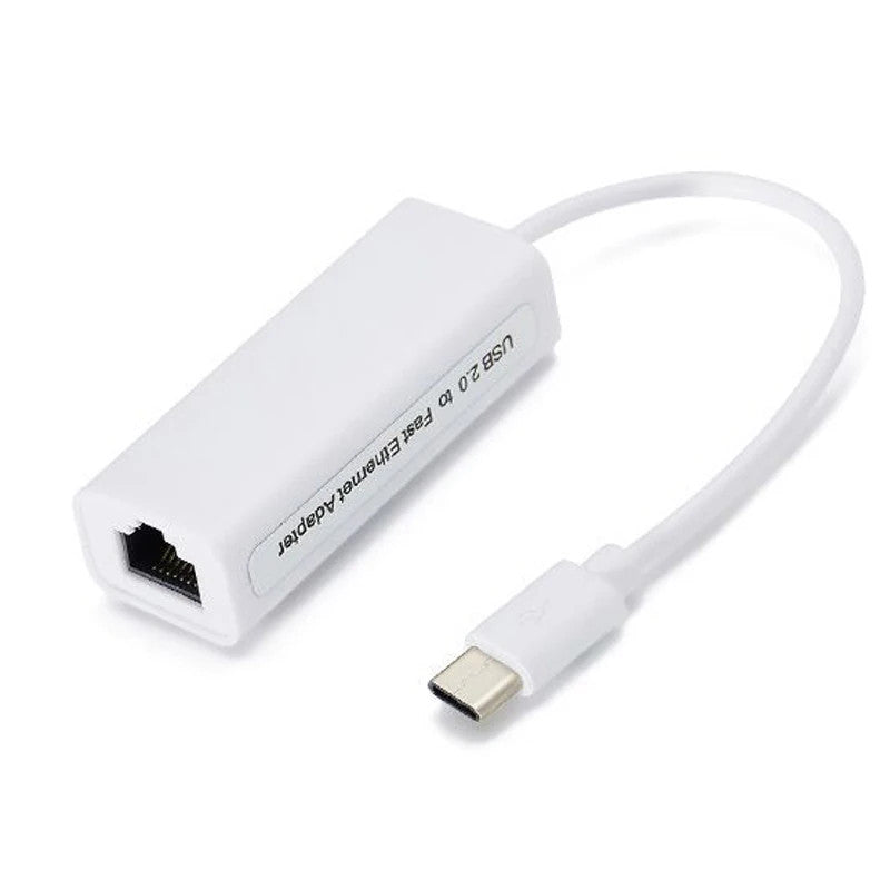 Micro USB to Ethernet Adapter RJ45 LAN 100Mbps Network Cable Cord PC Tablet Hub