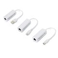 Micro USB to Ethernet Adapter RJ45 LAN 100Mbps Network Cable Cord PC Tablet Hub