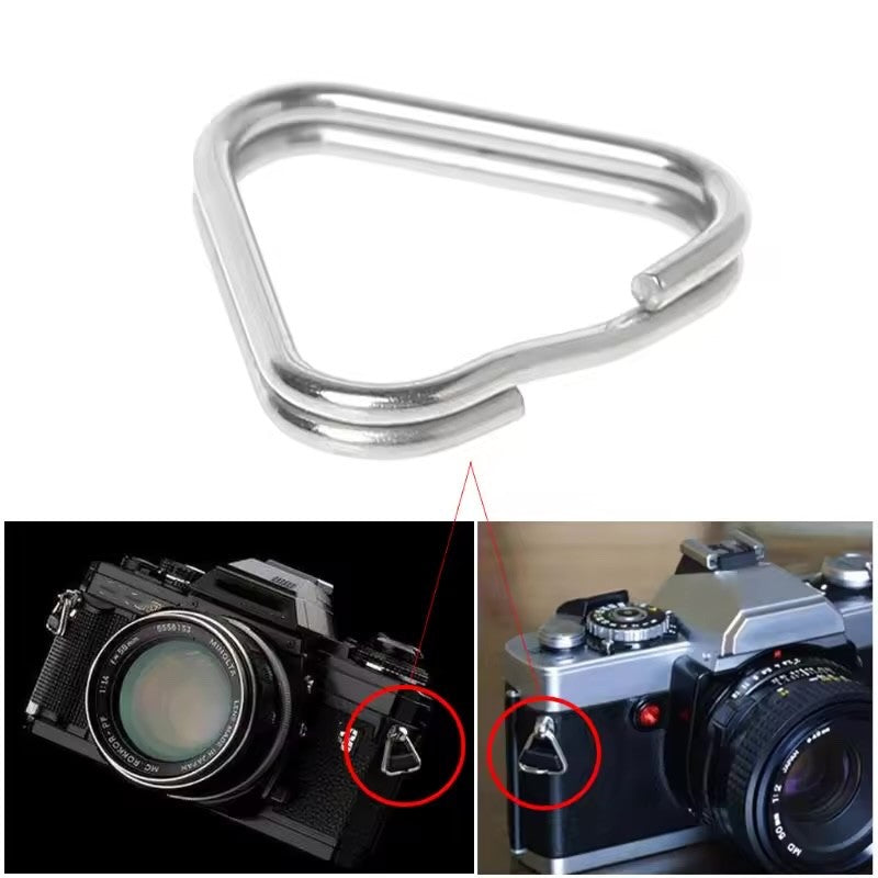 2/4/8/10pcs Camera Split Ring Strap Triangle Hook Fujifilm Nikon Canon DSLR