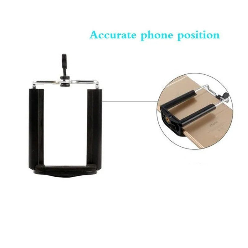 Smartphone Holder Tripod Adapter Cell Phone Bracket Mount Clip for Selfie Stick