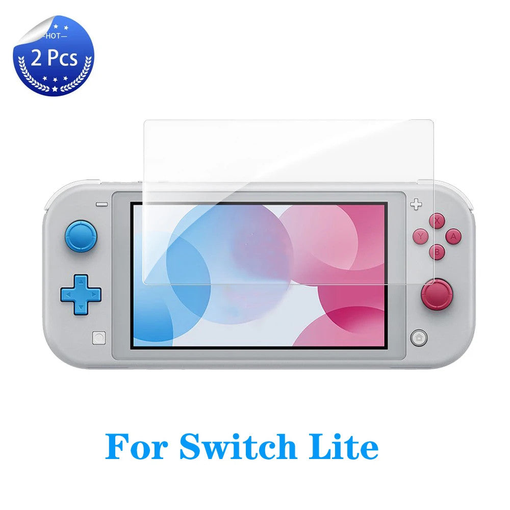 Tempered Glass Screen Protector Cover for All Nintendo Switch Model OLED Lite NS