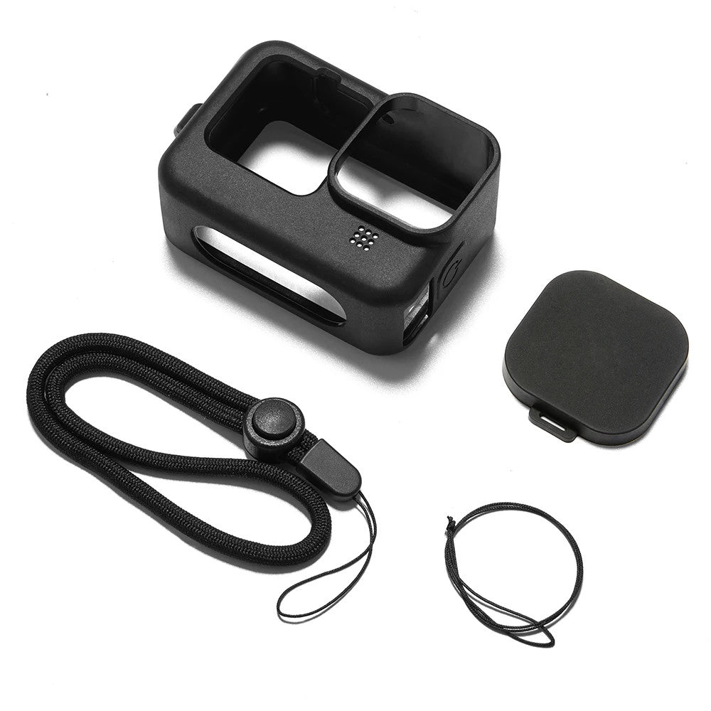 Silicone Camera Case + Lens Cap + Lanyard Cover for GoPro Hero 9 10 11 12 13