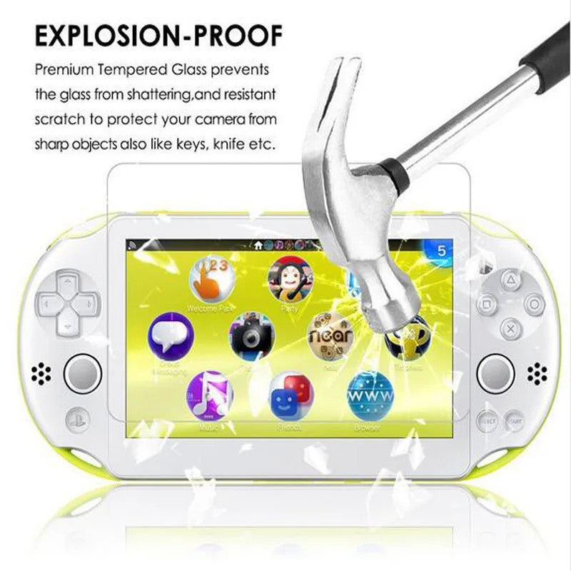 Tempered Glass Screen Protector for Sony PlayStation PS Vita PSV 1000 2000 Slim