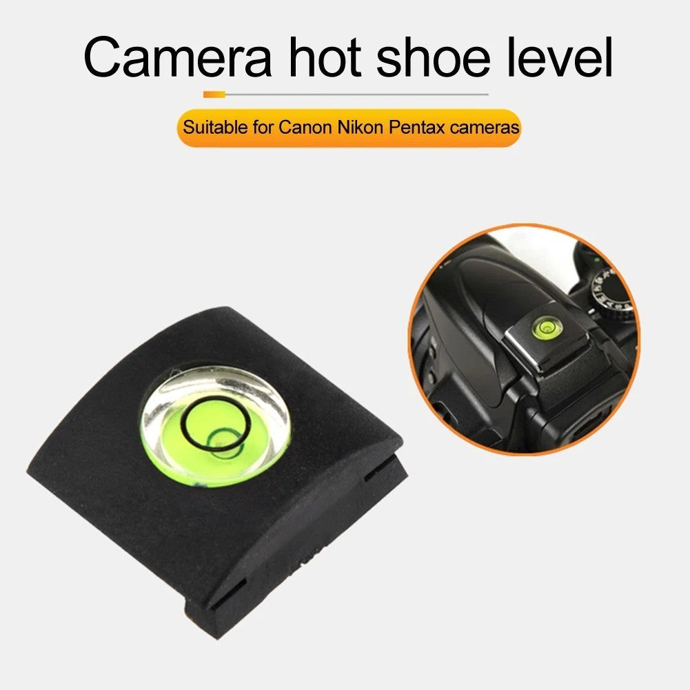 4 Pack Flash Hot Shoe Cover With Bubble Level For Nikon Canon Contax Pentax Fuji
