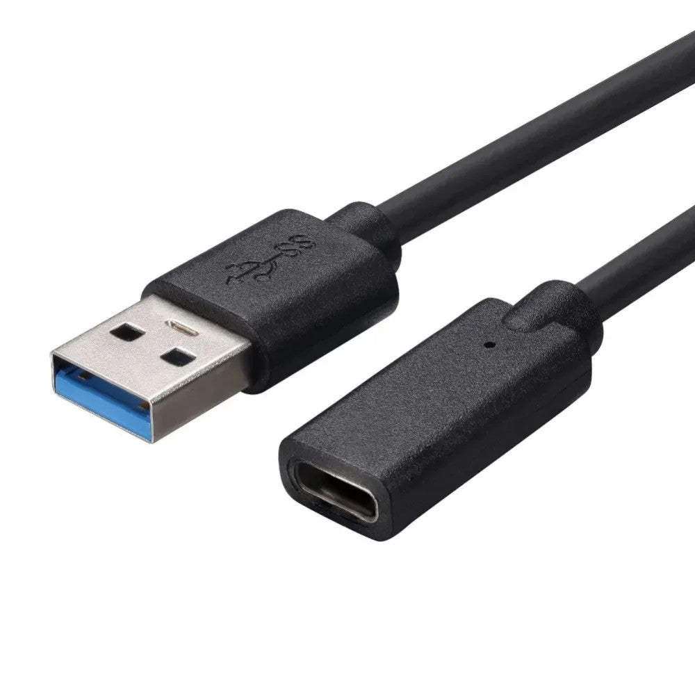 USB 3.0 Male to USB C Female Cable Adapter Fast Data Extension Cord Hub OTG Sync