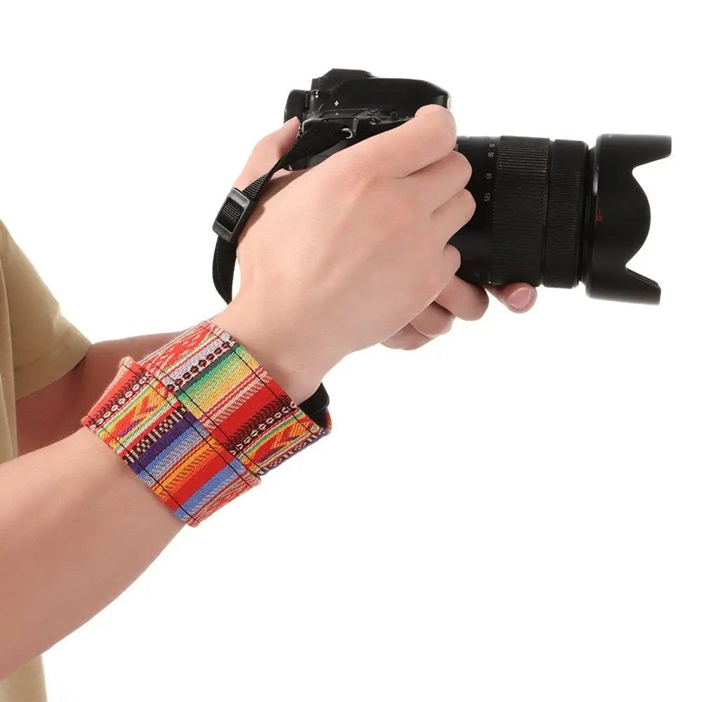 Ethnic Tribal Hippie Woven Vintage Camera Shoulder Neck Strap Universal For DSLR