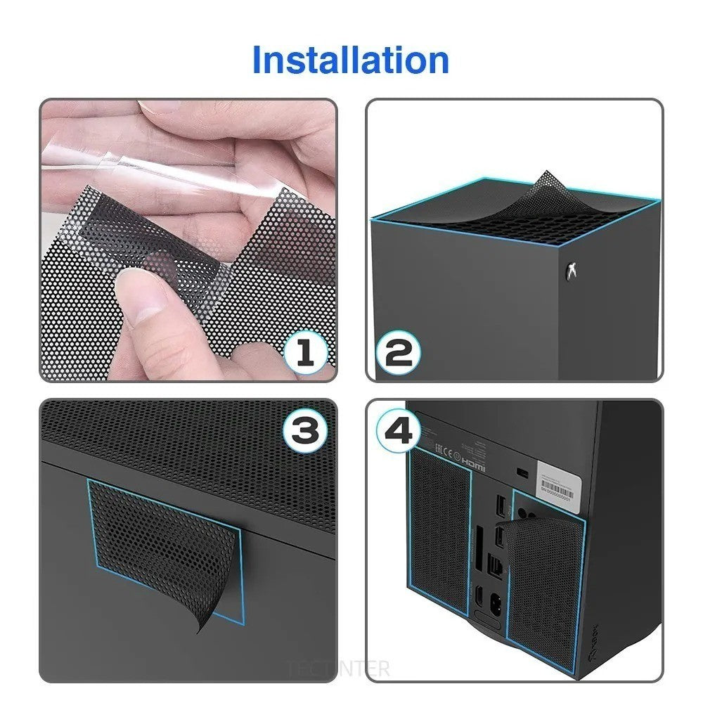 Anti Dust Filter Cover For Xbox Series X Console Cooling Fan Dustproof Cover