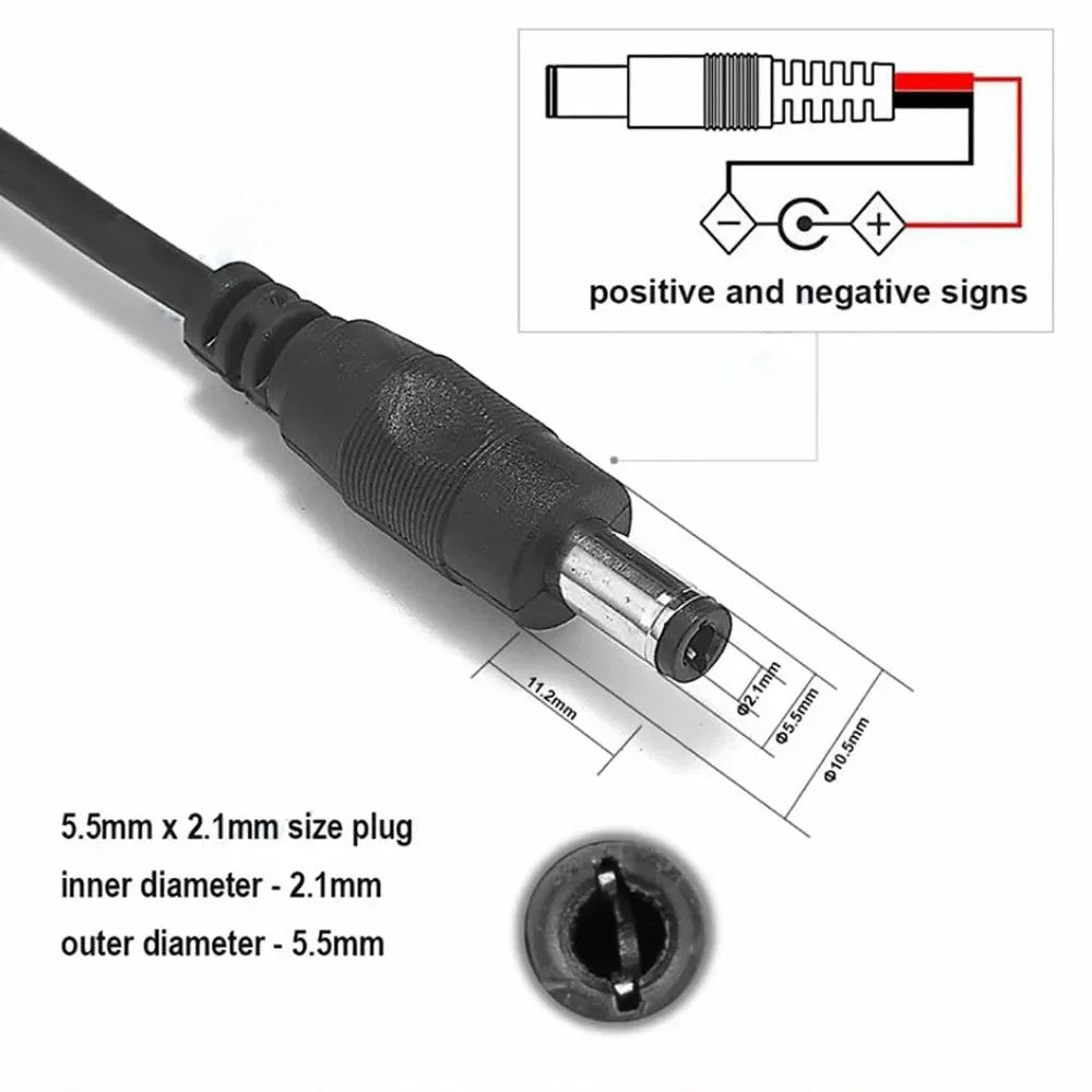 USB DC Male to Female Extension Cable with On Off Switch Toggle Cord LED Lamp