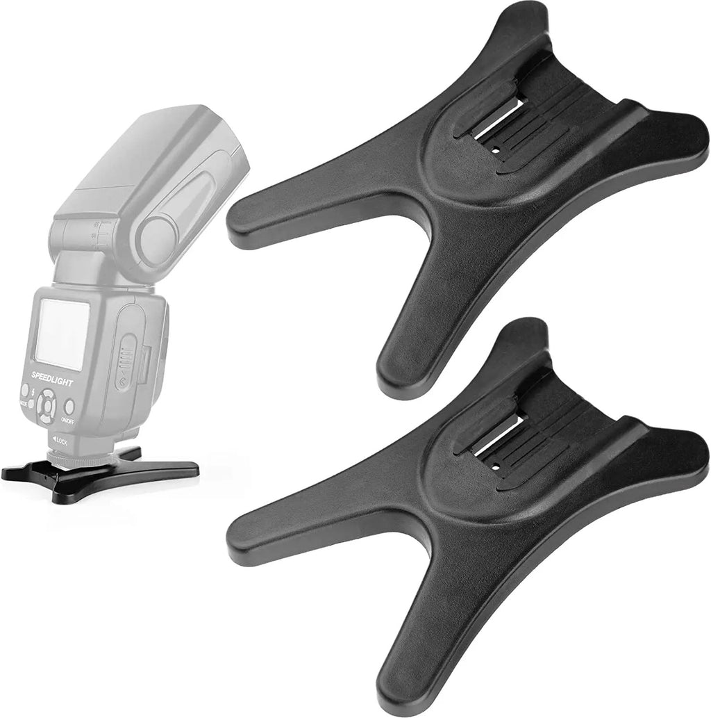 Portable Flash Hot Shoe Stand Mount AS-21 for Canon Nikon Godox Speedlight