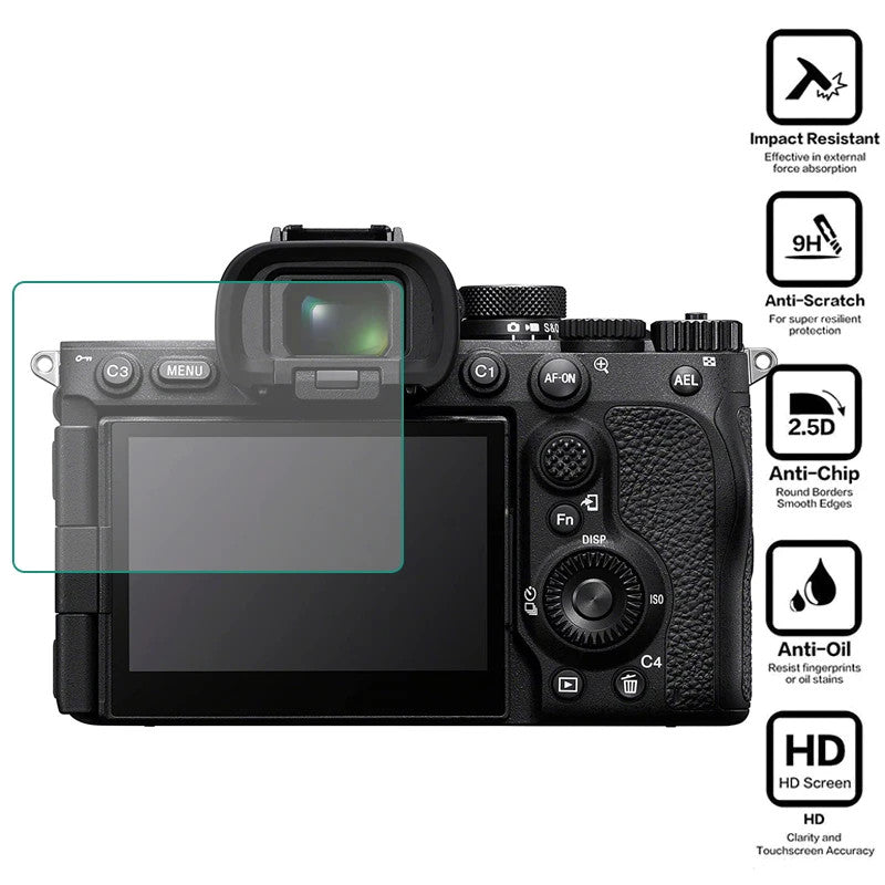 2x Tempered Glass Screen Protector for Sony Alpha 7R V A7RV A7R5 A7RM5 ILCE-7RM5
