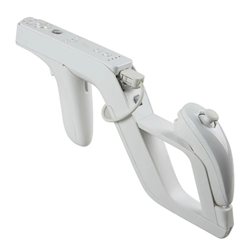 1Pcs Zapper Gun For Nintendo Wii Right Left Remote Controller White Zapper Gun