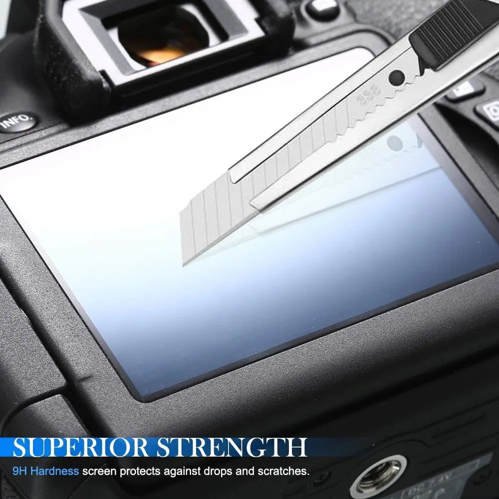 2x Tempered Glass Screen Protector for Sony Alpha A6700 ILCE-6700 Mirrorless LCD