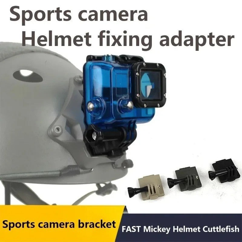 Tactical Helmet Adapter for GoPro Hero Action Camera - FAST MICH NVG Fixed Mount