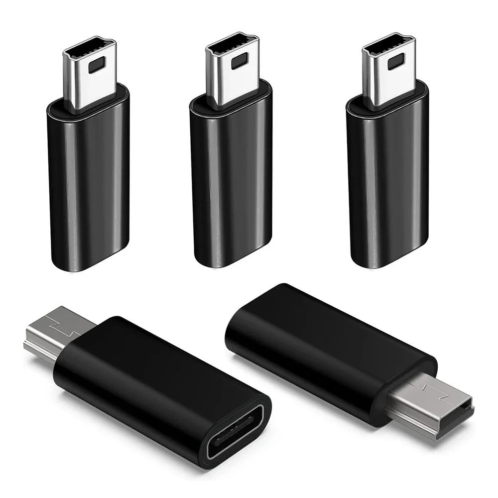 USB-C to Mini USB Adapter Converter Plug for Sony PSP Dash Cam Camera GPS Fast