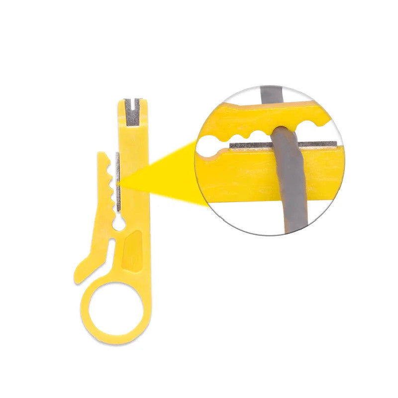 Mini Wire Stripper Cutter Crimper Plier Cable Stripping Knife Electrical Tool