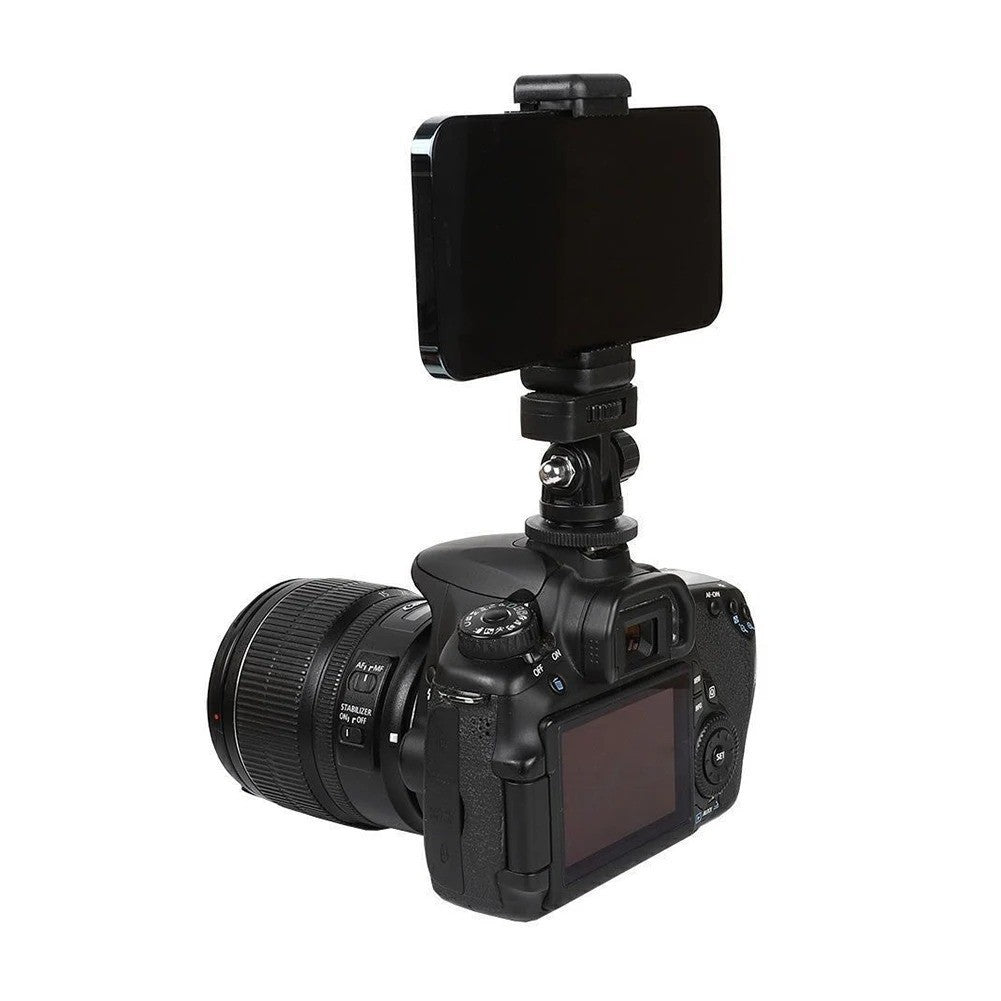 Phone Holder Hot Shoe Mount Adapter Kit for Cellphone DSLR Mirrorless Camera