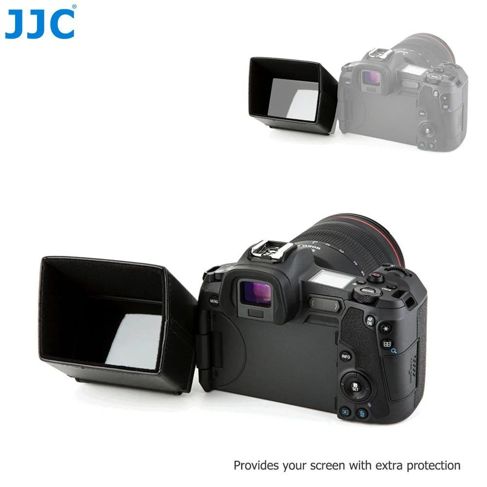 JJC LCD Hood Shade for 3.0" Fold Out Screen Canon Nikon Sony Camera Camcorder
