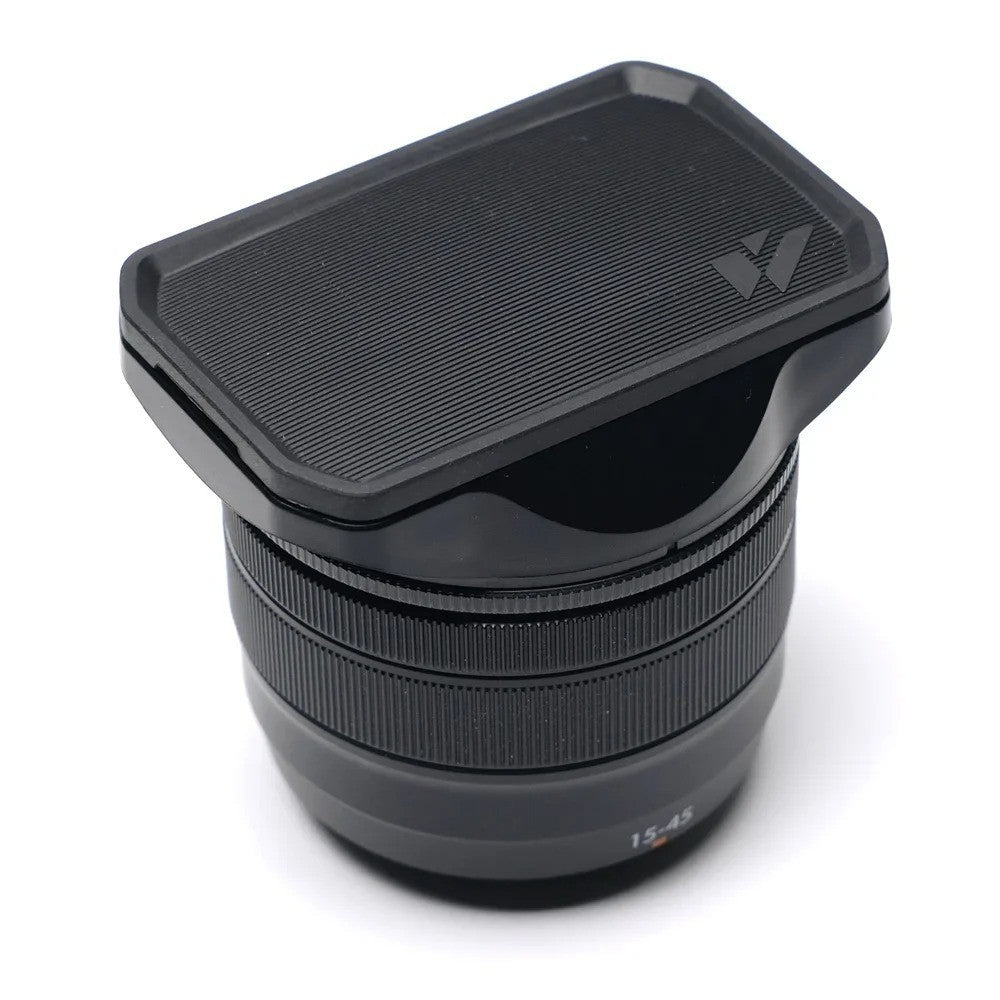 Rectangle Lens Hood For Fujifilm XC 15-45 With Cover Black Fuji XC1545