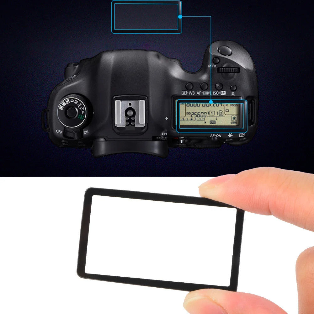 Top Outer LCD Screen Protector Glass Cover for Nikon D850 D500 Camera Display