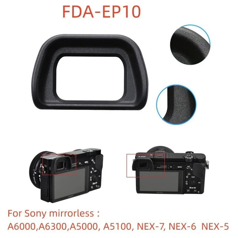 Rubber FDA-EP10 Eyecup Viewfinder for Sony Alpha A6000 A6100 A6300 NEX-7