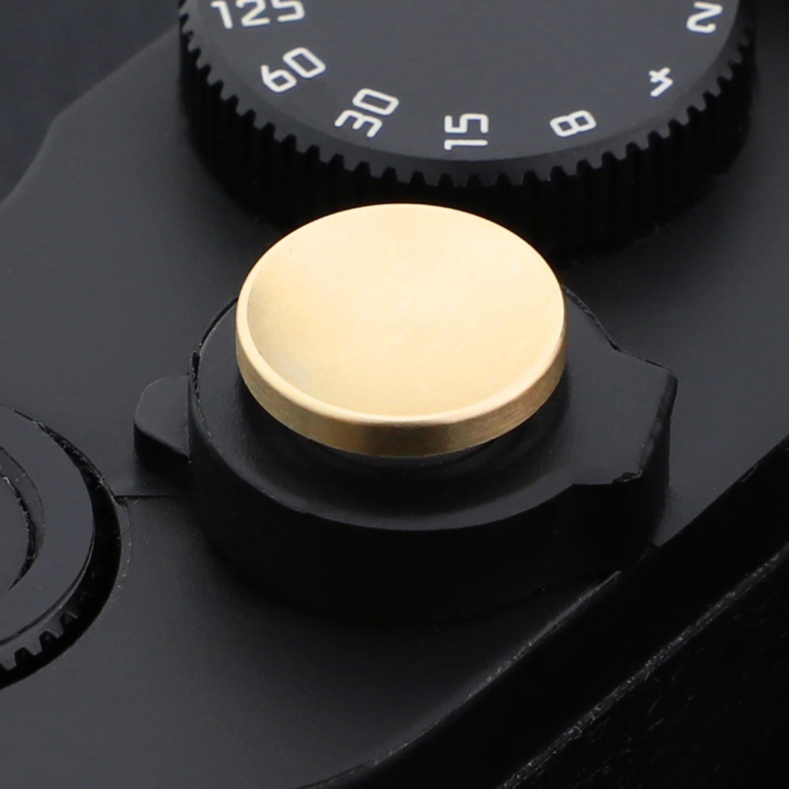 11mm Brass Concave Shutter Release Button for Fuji Fujifilm Leica Nikon Canon D