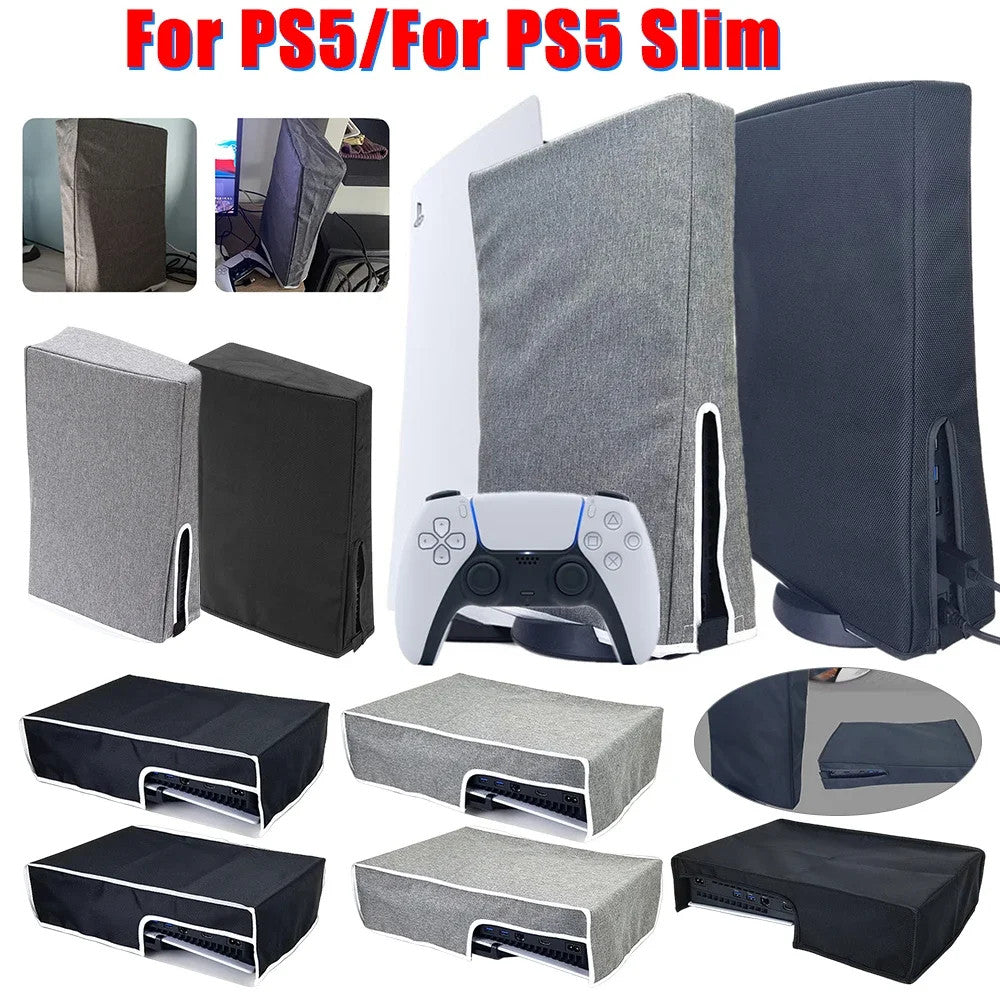 Dust Cover Waterproof Protective Case for Sony PS5/PS5 Slim Console Shell