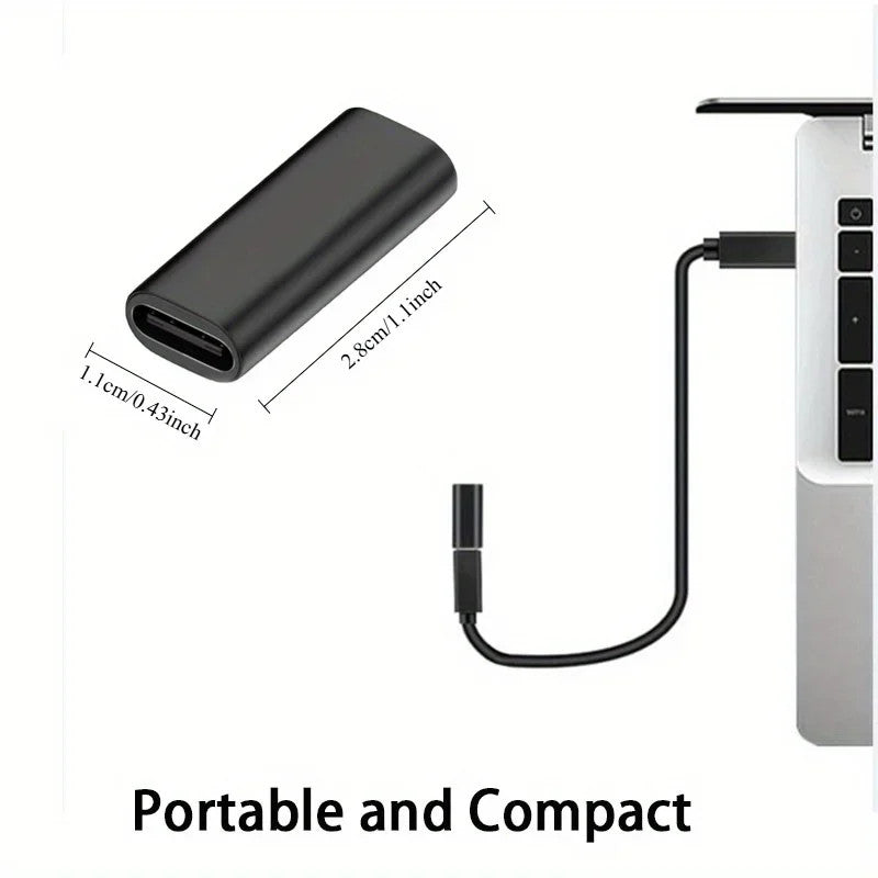 USB-C Female to Female Extension Coupler Adapter Fast Data Convert Connector