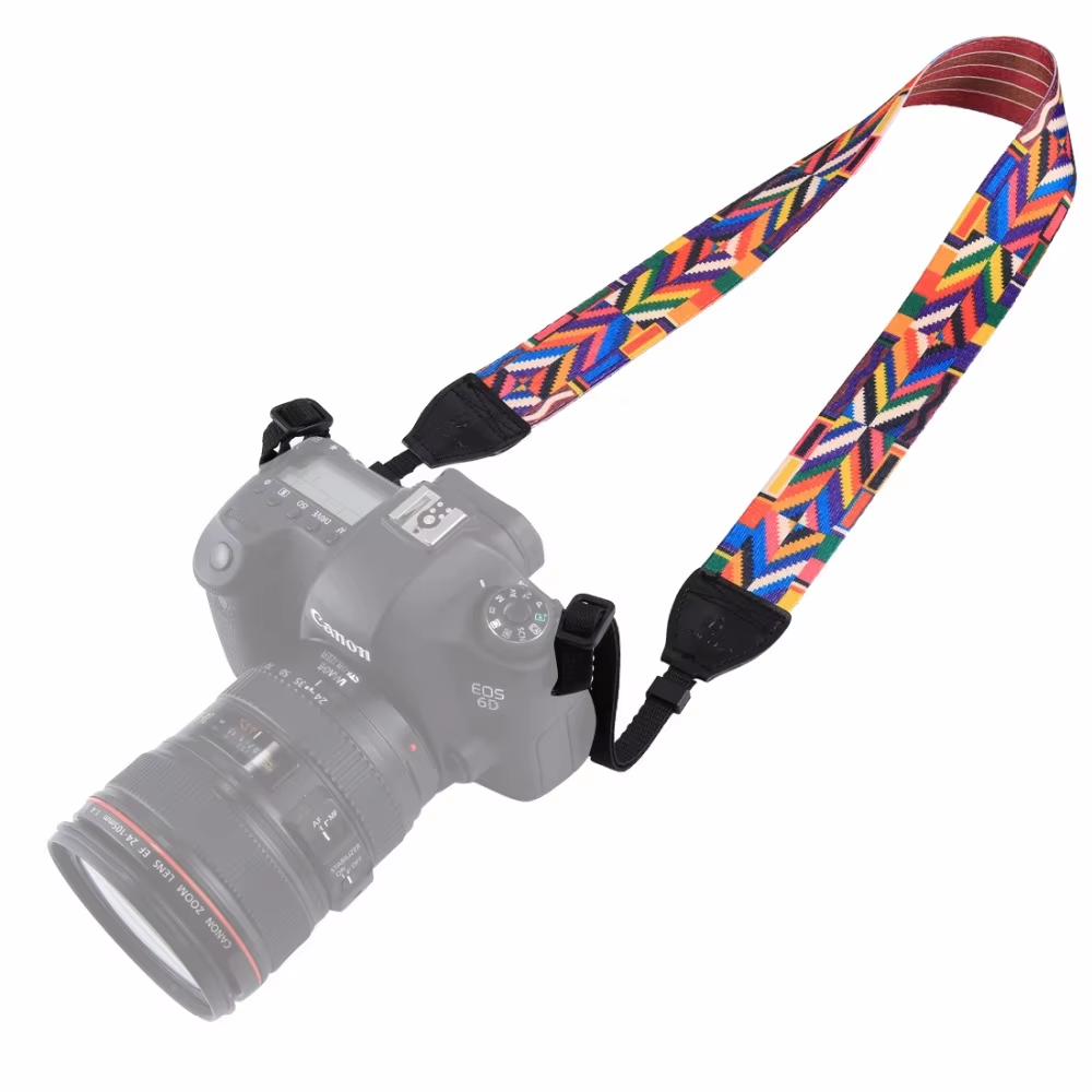 Vintage Hippie Woven Camera Neck Shoulder Strap For Canon Nikon Sony Fuji DSLR