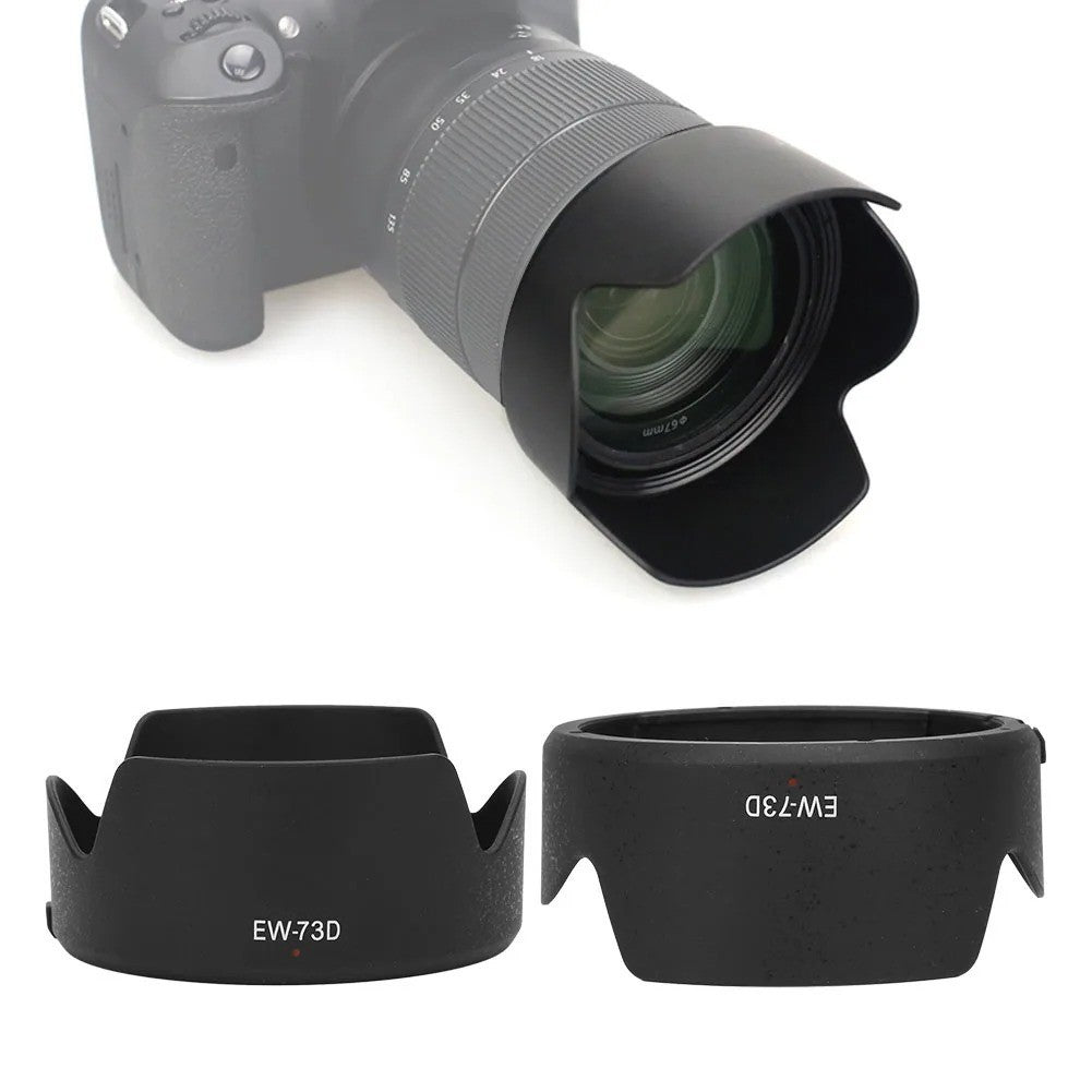 EW-73D Lens Hood Shade for Canon EF-S 18-135mm f/3.5-5.6 RF 24-105mm F4-7.1  STM