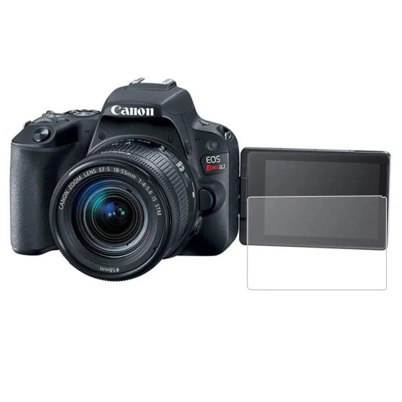 Tempered Glass Screen Protector for Canon EOS 250D 200D II Rebel SL3 Kiss X10