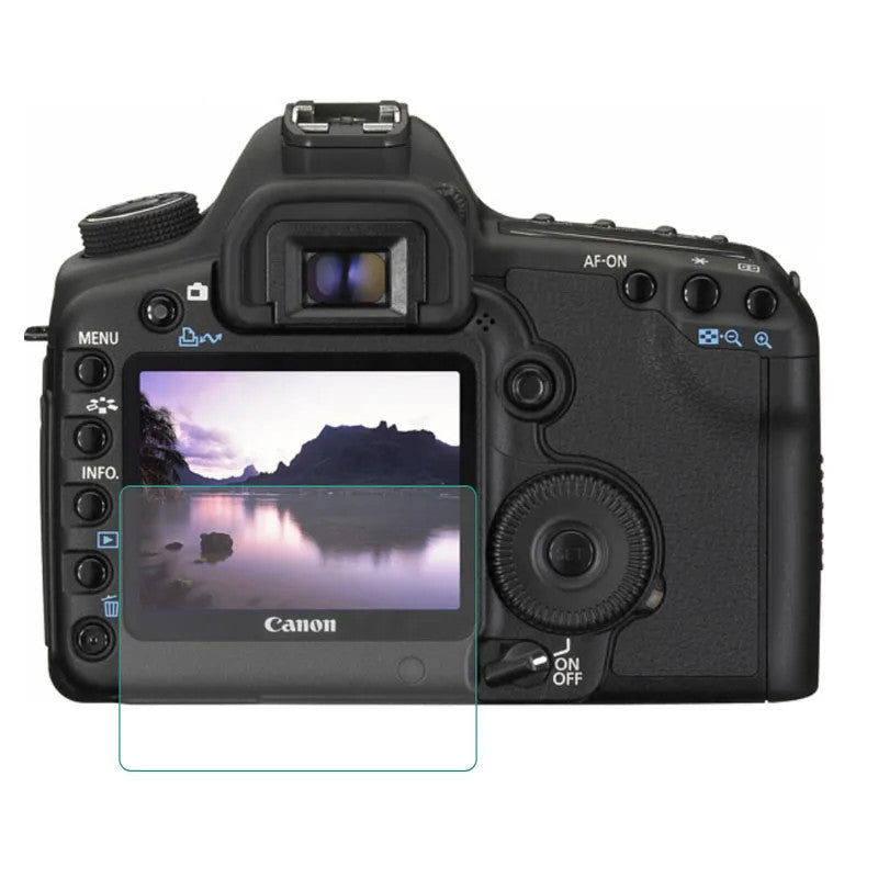 2x Tempered Glass Screen Protector for Canon 5D Mark II 5D2 50D 40D 1DS Mark III