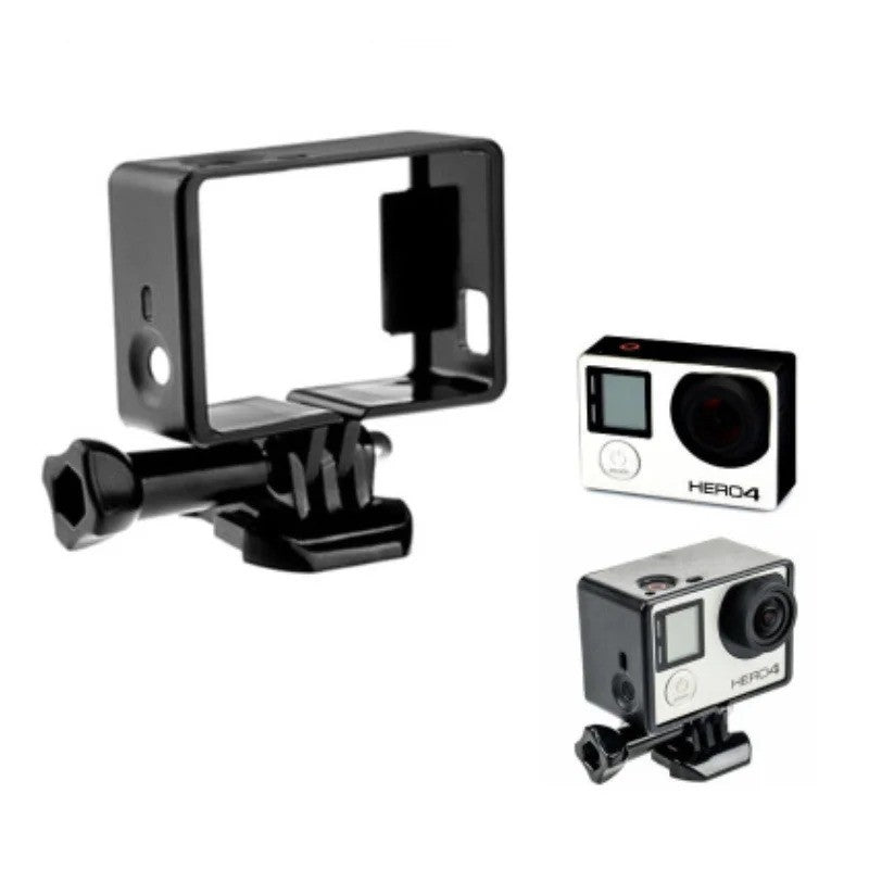 Black Protective Frame Border Housing Case Standard Mount For GoPro Hero 3 3+ 4