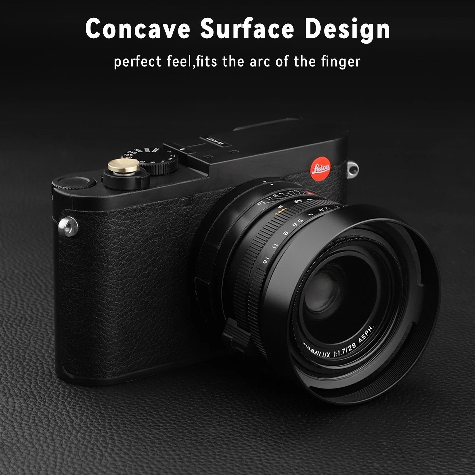 11mm Brass Concave Shutter Release Button for Fuji Fujifilm Leica Nikon Canon D