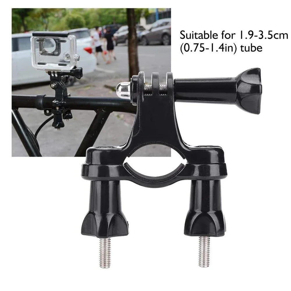 Handlebar Bike Mount for GoPro 9 10 11 12 13 Bicycle Clamp Screws Pivot Arm