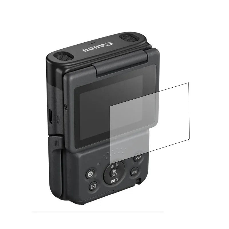 2x Tempered Glass Screen Protector for Canon PowerShot V10 Vlog Camera LCD Guard