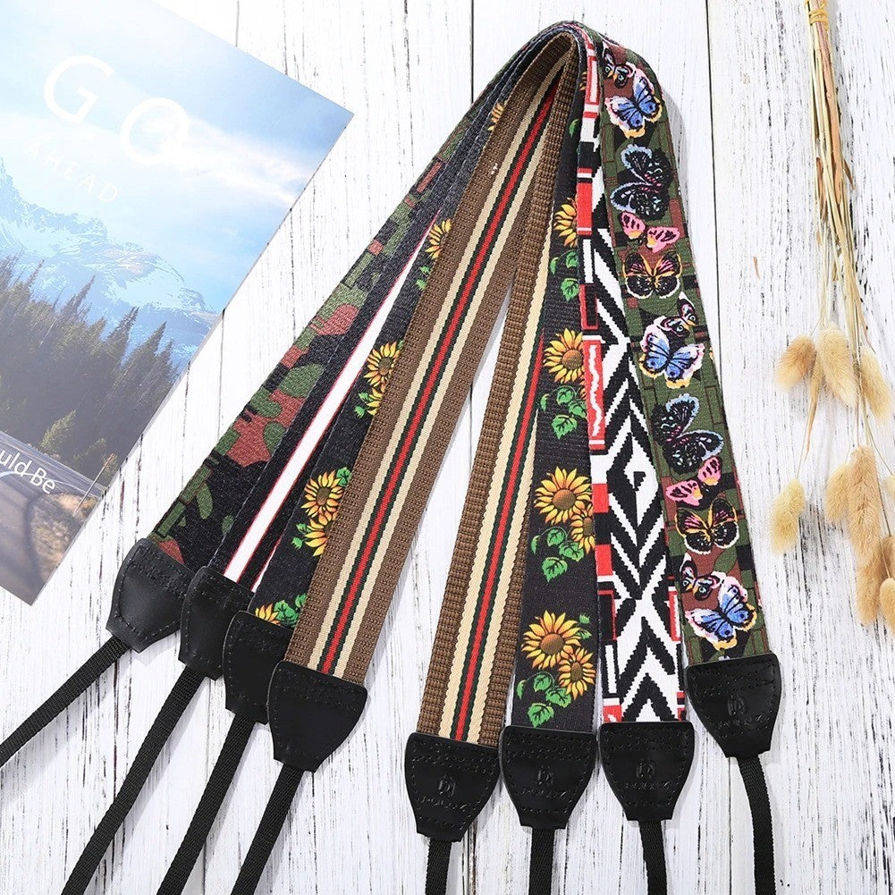 Vintage Hippie Woven Camera Neck Shoulder Strap For Canon Nikon Sony Fuji DSLR