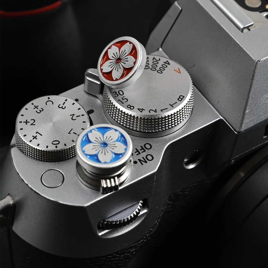 Metal Camera Hot Shoe Cover Shutter button For Fujifilm X100V X-H2S XT3 XT4 XT5