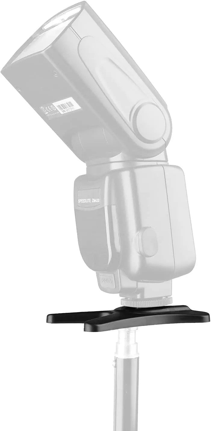 Portable Flash Hot Shoe Stand Mount AS-21 for Canon Nikon Godox Speedlight