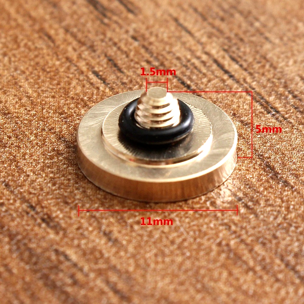 11mm Brass Concave Shutter Release Button for Fuji Fujifilm Leica Nikon Canon D