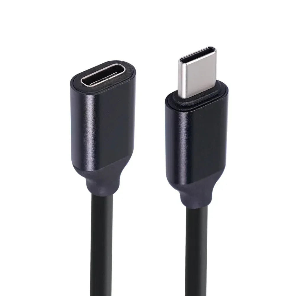 USB C Male to Female Extension Cable 60W 3A Fast Charge Data Wire Adapter Cord