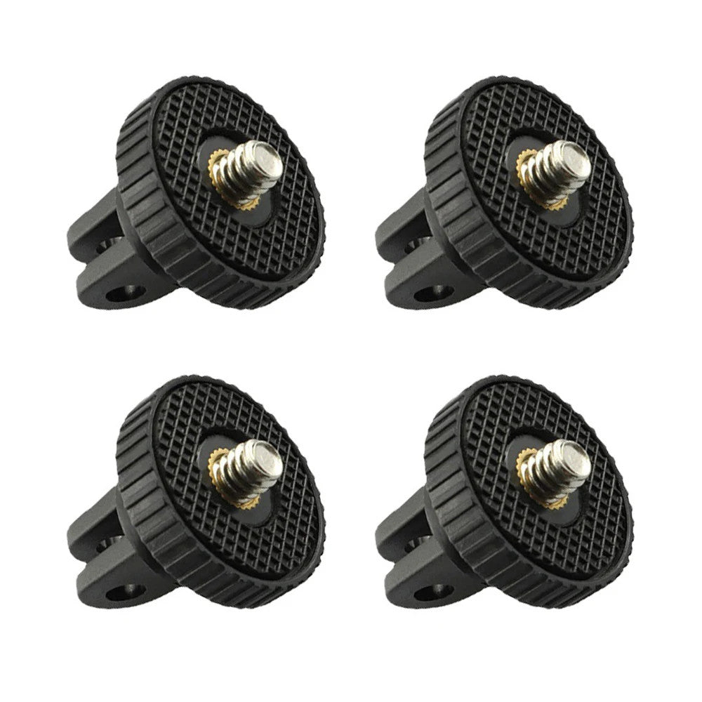 1/4 Inch Screw Tripod Adapter 360 Rotating Mount Holder for GoPro Insta360 DJI