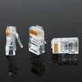 20-100PCS Ethernet Connector Cat5 Cat5e Modular Cable Plug Network LAN RJ45