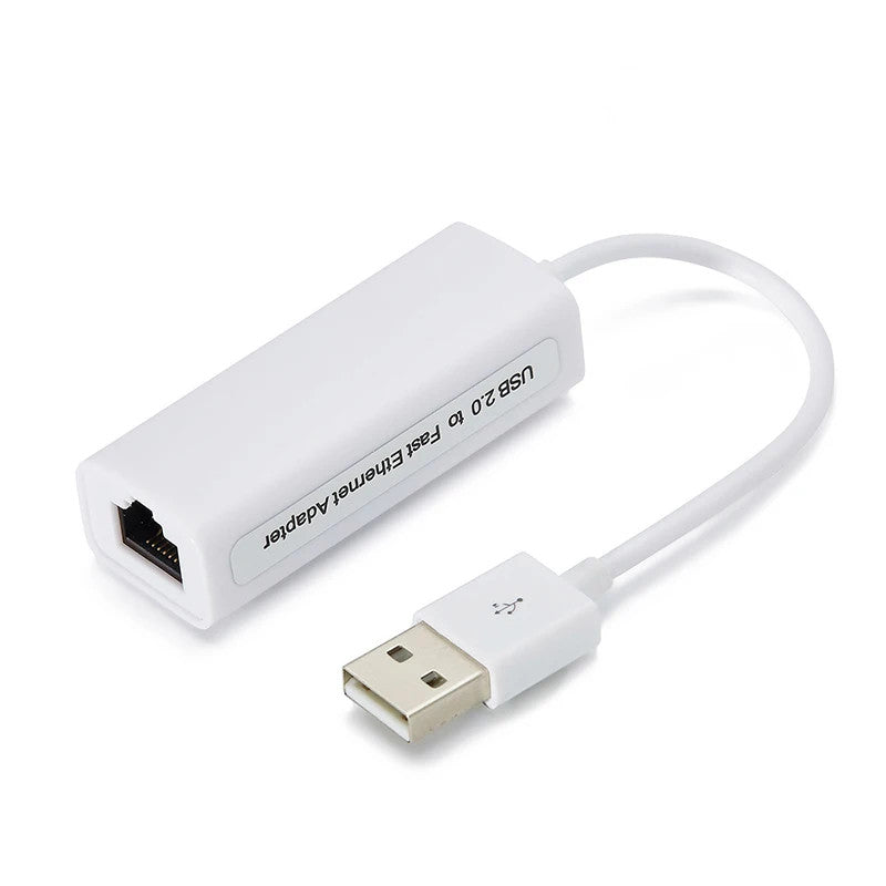 Micro USB to Ethernet Adapter RJ45 LAN 100Mbps Network Cable Cord PC Tablet Hub